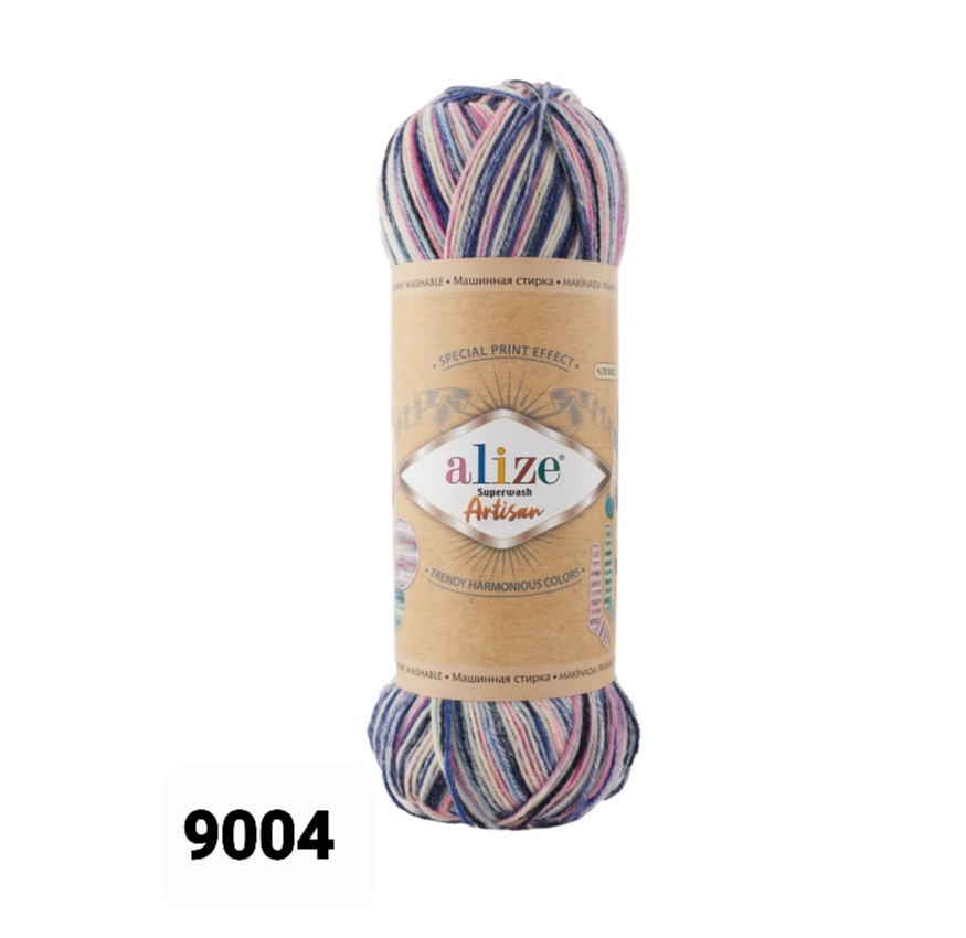 Wohnkult Alize Superwash Artisan - Gomitolo di lana per calzini, 100 g, a scelta